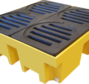 Pallet de Contenção 4 Tambores - 420 Litros
