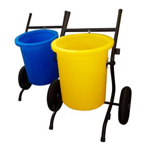 Carrinho Lutocar Para Varrição 100 Litros