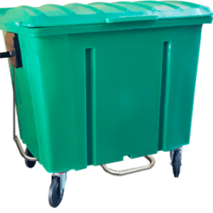 Container de Lixo com Rodas e Pedal - 1000 Litros