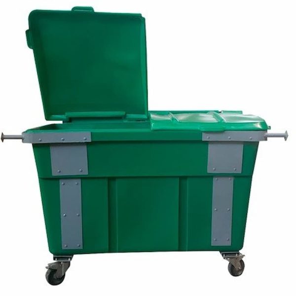 Container de Lixo com Tampa Bipartida 1200 Litros