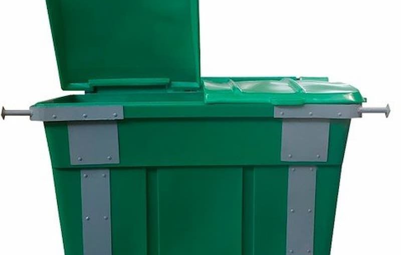 Container de Lixo com Tampa Bipartida 1200 Litros